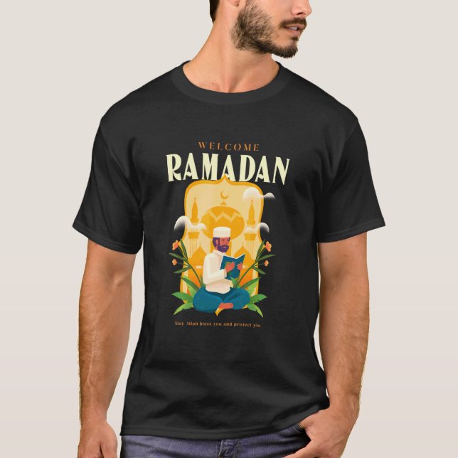Ramadan Karim zitiert Fastenmodus auf dem besten R T-Shirt (Vorderseite)