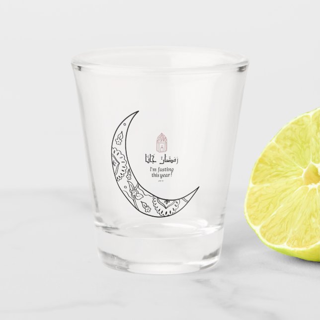 Ramadan kommt schnapsglas (Vorderseite)