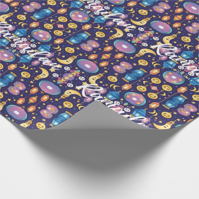 Ramadan Lantern Children's Fun Wrapping Paper Geschenkpapier (Ecke)