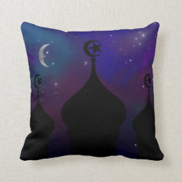 Ramadan Moschee mit Magischer Night Sky Kissen