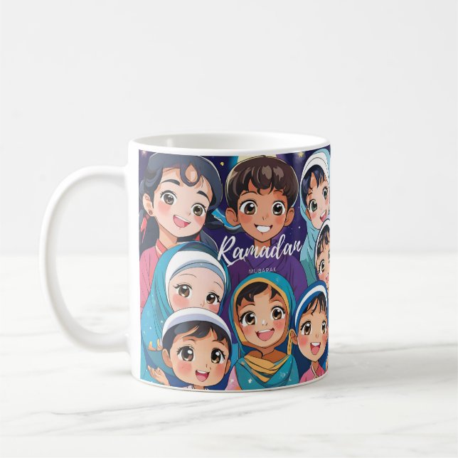 Ramadan Moubarak Anime Mug (Gauche)