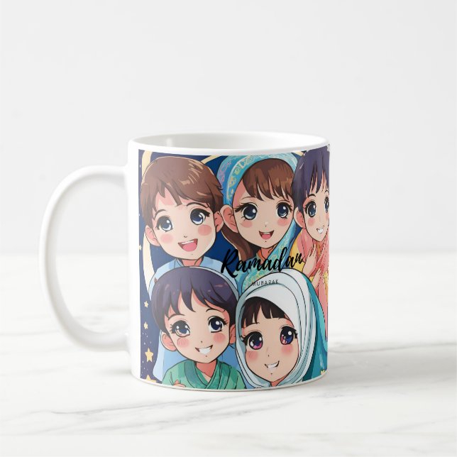 Ramadan Mubarak Anime Tasse (Links)