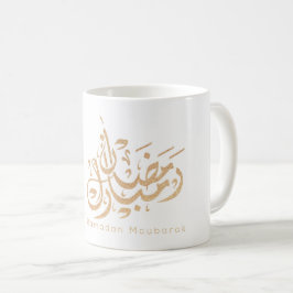 Ramadan Mubarak arabische Kalligrafie Kaffeetasse