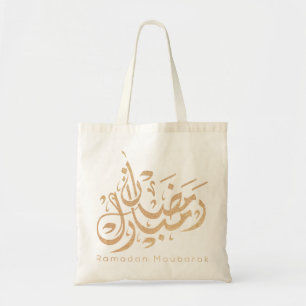 Ramadan Mubarak arabische Kalligrafie Tragetasche
