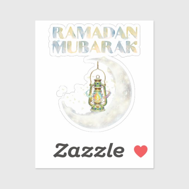 Ramadan Mubarak Aufkleber (Blatt)
