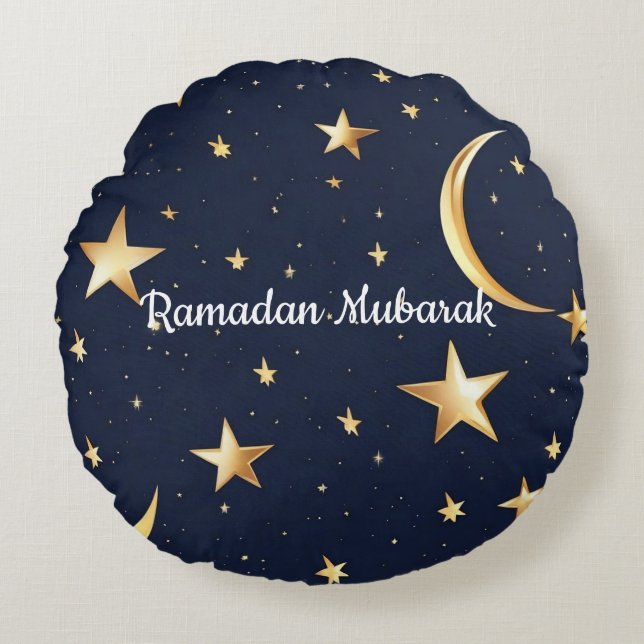 Ramadan Mubarak Eid Throw Kissen (Vorderseite)