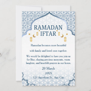 Ramadan Mubarak Einladungen – Elegante Familien-If