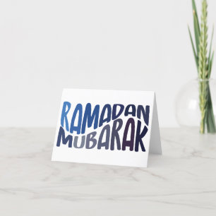 Ramadan Mubarak Islamischer Spruch Dankeskarte