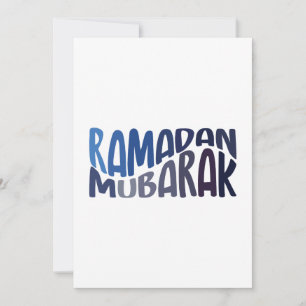 Ramadan Mubarak Islamischer Spruch Feiertagskarte