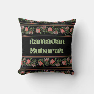 Ramadan Mubarak islamisches arabisches Grenzmuster Kissen