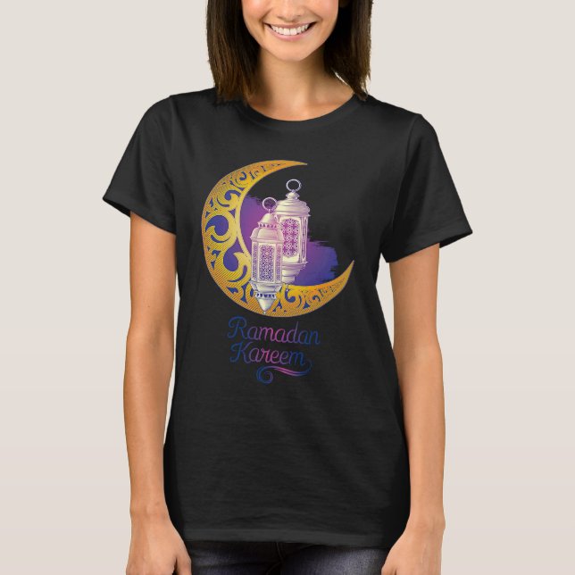 Ramadan Mubarak Kareem Happy Ramadan Karim 2021 T-Shirt (Vorderseite)