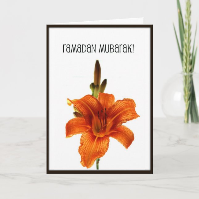 Ramadan Mubarak Karte (Vorderseite)