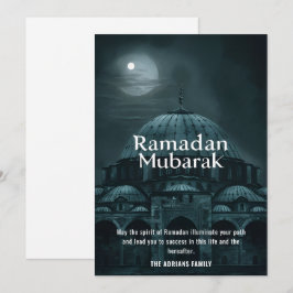 Ramadan Mubarak Mosque Feiertagskarte