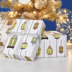 Ramadan Mubarak Muslim Fasting Ramadan Lanterns Geschenkpapier
