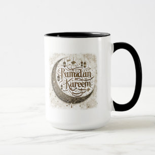 Ramadan Mubarak Muslimisches Fastenlaternen-Halbmo Tasse