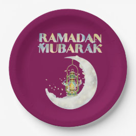Ramadan Mubarak Pappteller