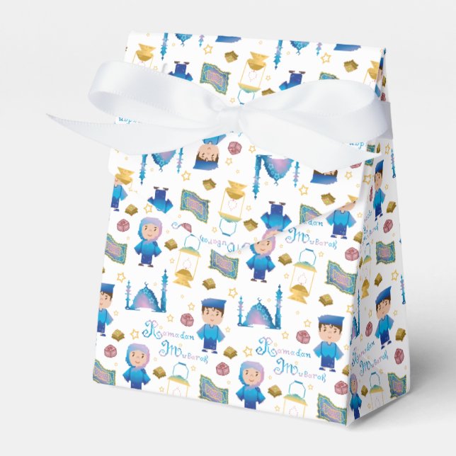 Ramadan Mubarak Pattern Geschenkschachtel (Vorderseite)