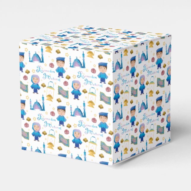 Ramadan Mubarak Pattern Geschenkschachtel (Vorderseite)