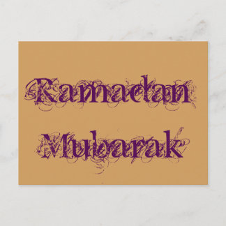 Ramadan Mubarak Postkarte