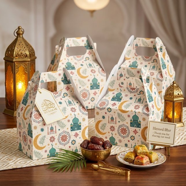 Ramadan Mubarak -Ramadan Kareem -Iftar Favor Boxes Geschenkschachtel (Von Creator hochgeladen)