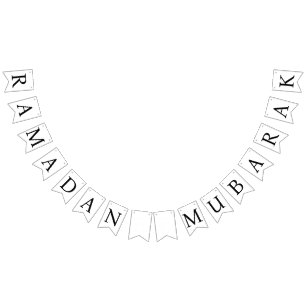 Ramadan Mubarak Wimpelkette