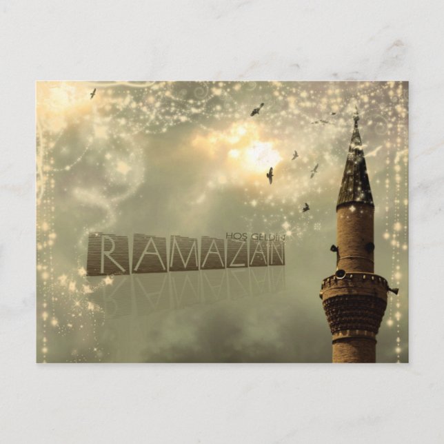 Ramadan Postkarte (Vorderseite)