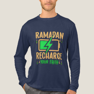 Ramadan Recharge Your Faith Battery Tri-Blend Shirt