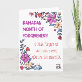 Ramadan - Segensreicher Heiliger Monat Karte