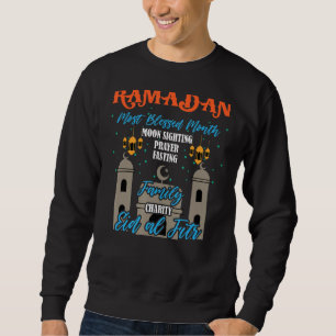 Ramadan Seligen Monat muslimischer Islamischer Ram Sweatshirt
