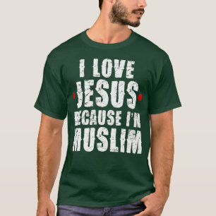Ramadan-Shirt Mubarak Koran Ich liebe Jesus Muslim T-Shirt