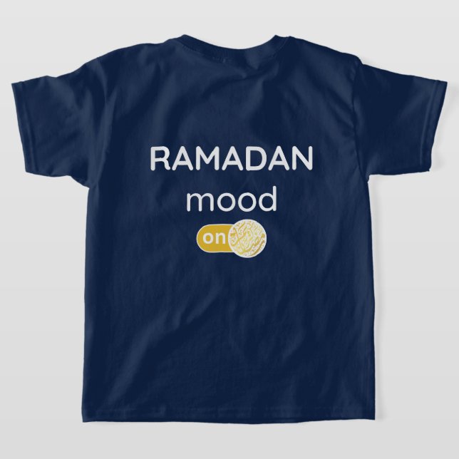 Ramadan-Stimmung auf dem Fasten der Islamischen T-Shirt (AblageHinten)