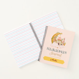 Ramadan Zeitschrift rosa Moschee Notizbuch