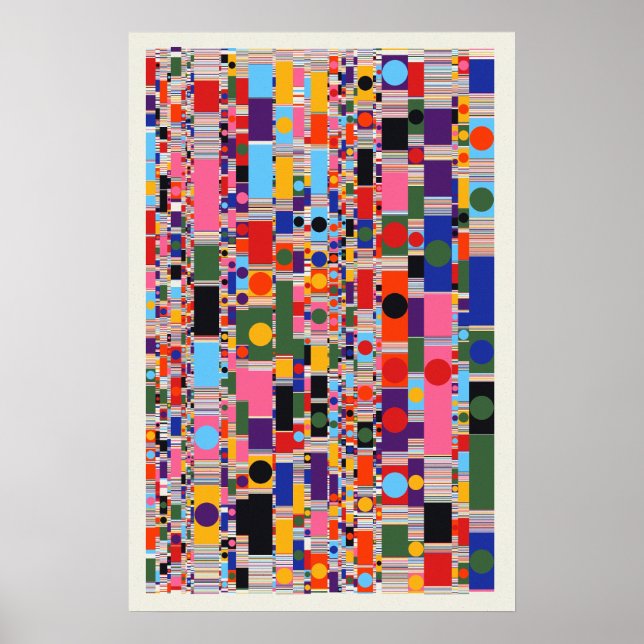 Ramanujan numbers Pattern Design  Poster (Vorne)