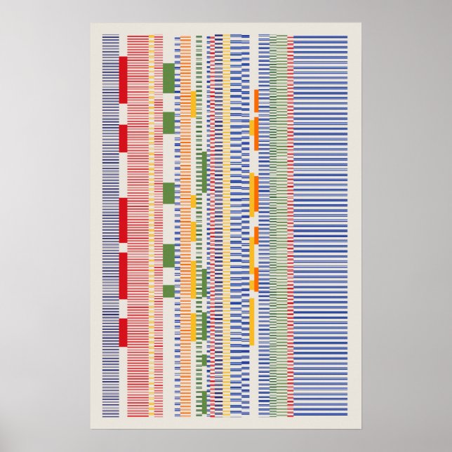 Ramanujan numbers Pattern Design  Poster (Vorne)