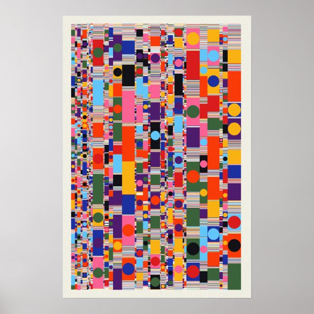 Ramanujan-Zahlen-Musterdesign  Poster (Vorne)