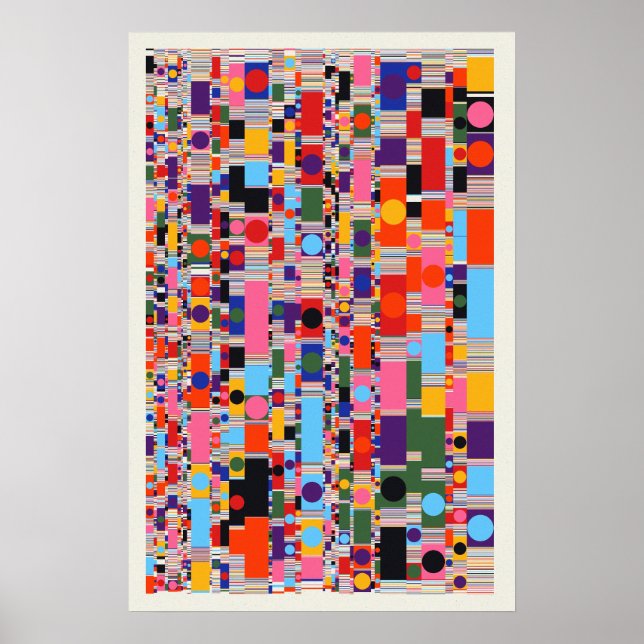 Ramanujan-Zahlenmuster-Design  Poster (Vorne)