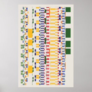 Ramanujan-Zahlenmuster  Poster