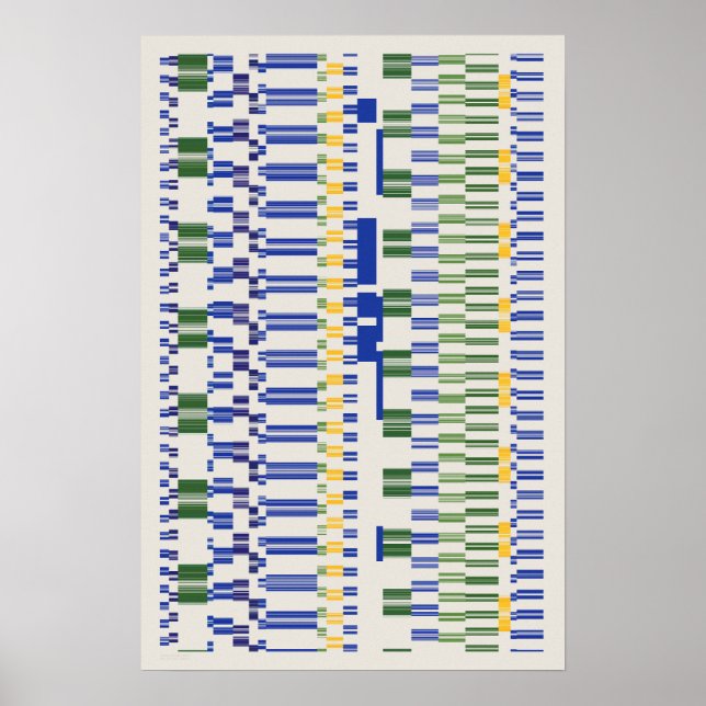 Ramanujan-Zahlenmuster  Poster (Vorne)
