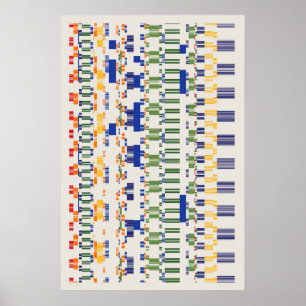 Ramanujan-Zahlenmuster Poster