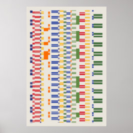 Ramanujan-Zahlenmuster  Poster