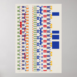 Ramanujan-Zahlenmuster  Poster