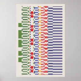 Ramanujan-Zahlenmuster  Poster