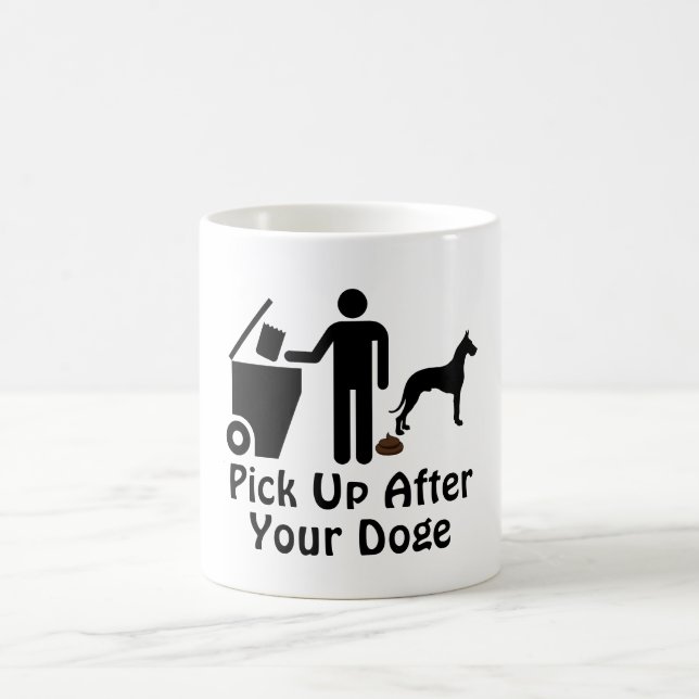 Ramassez-vous après votre chien de café Mug (Centre)