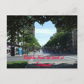 Rambla Nova, das Herz von Tarr... Postkarte
