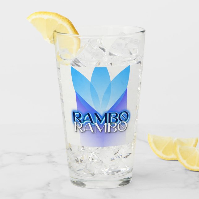 RAMBO GLAS (Vorderseite Ice)
