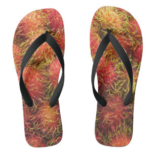 Rambutan Tropische Frucht Flip Flops