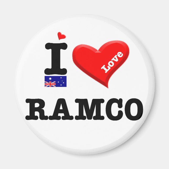 RAMCO - I-Liebe Magnet (Vorne)