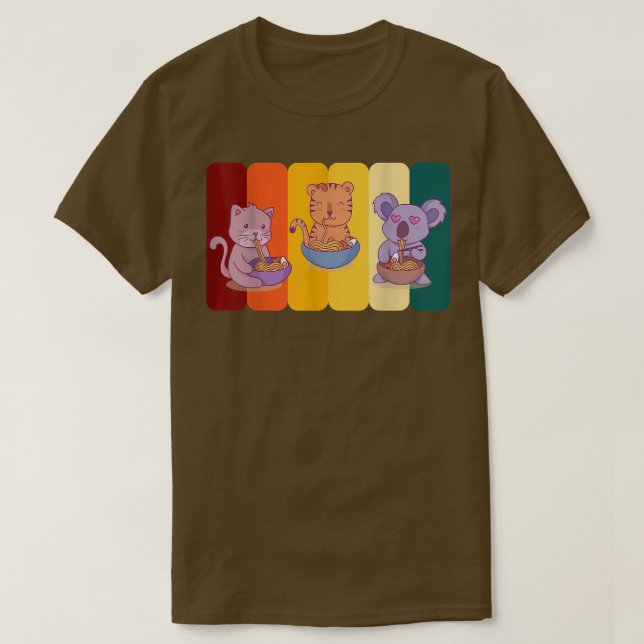 Ramen Animals Noodle T-Shirt (Design vorne)