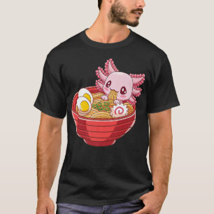 Ramen Aolotl Anime Kawaii Anime Japanisches Essen T-Shirt