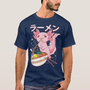 Ramen Axolotl Kawaii Anime Japanese Food for Men T T-Shirt